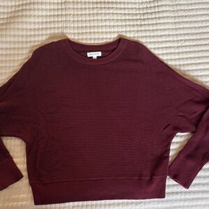 Prologue Maroon Crew Neck Sweater